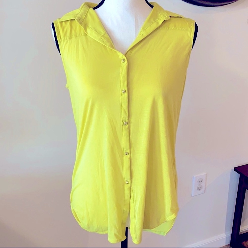 H&M Neon Yellow Top